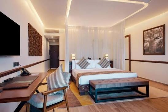 The Mora hotel room interior