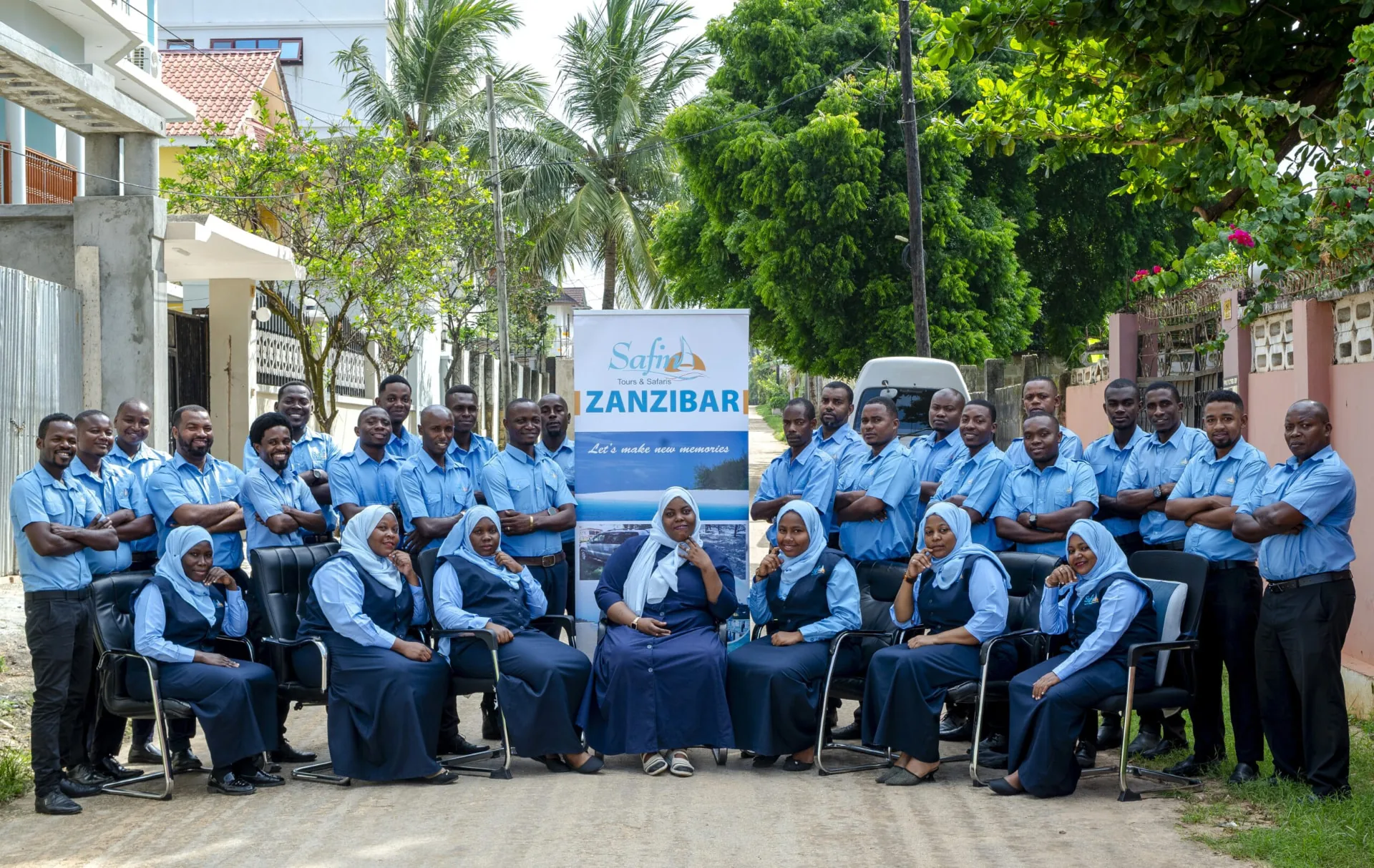 The Zanzibar Safina Tours team