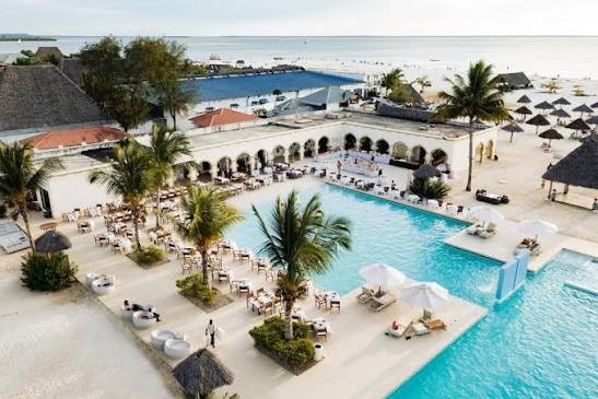 Aerial view of Royal Zanzibar Beach Resort
